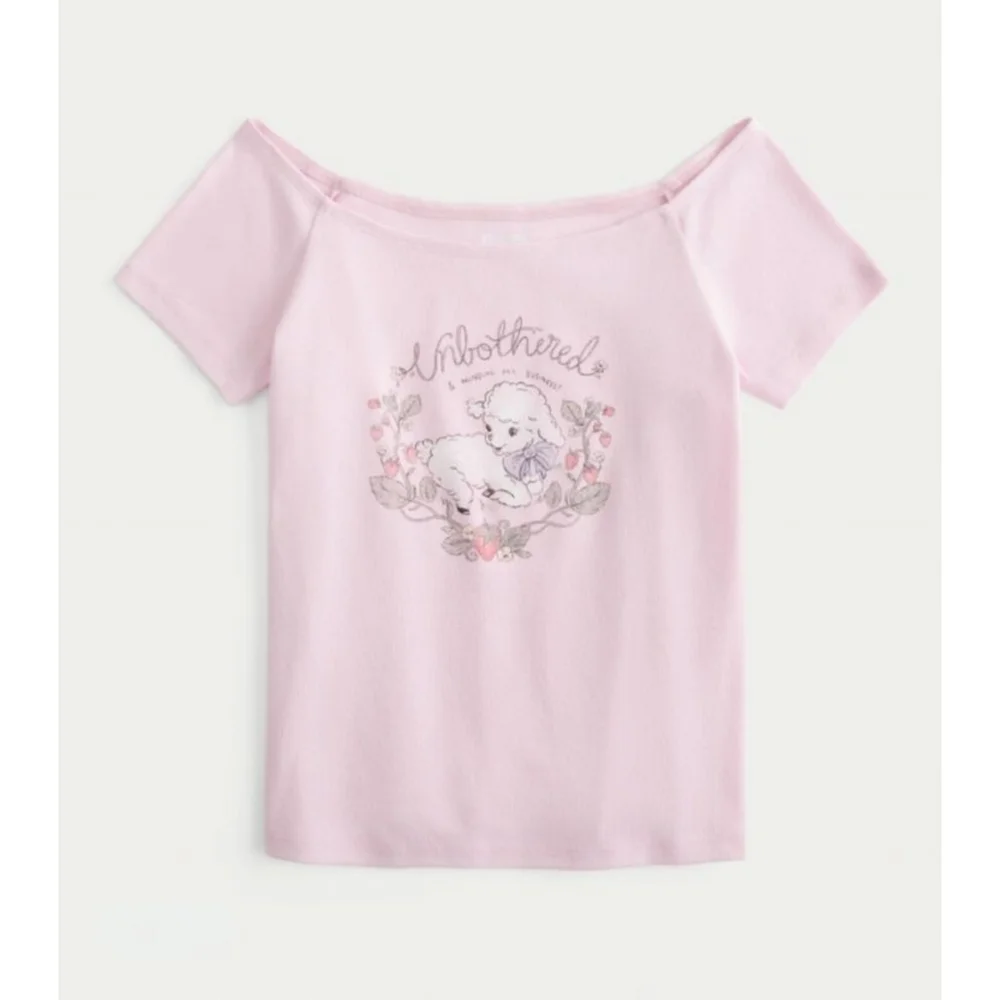 Hollister Baby Lamb Off Sleeve Tee - Picture 1 of 1